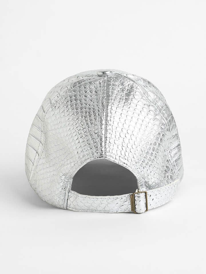The Scale Baseball Cap - Metallic Silver