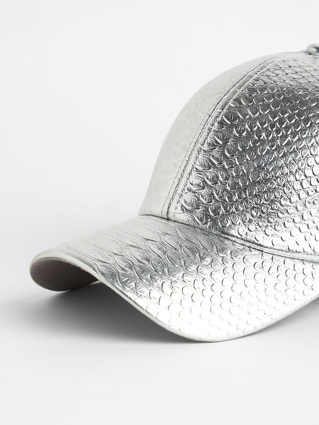The Scale Baseball Cap - Metallic Silver