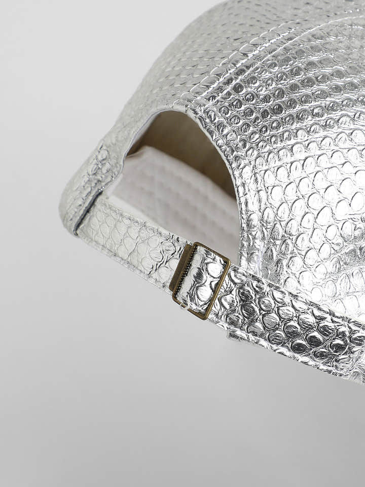 The Scale Baseball Cap - Metallic Silver