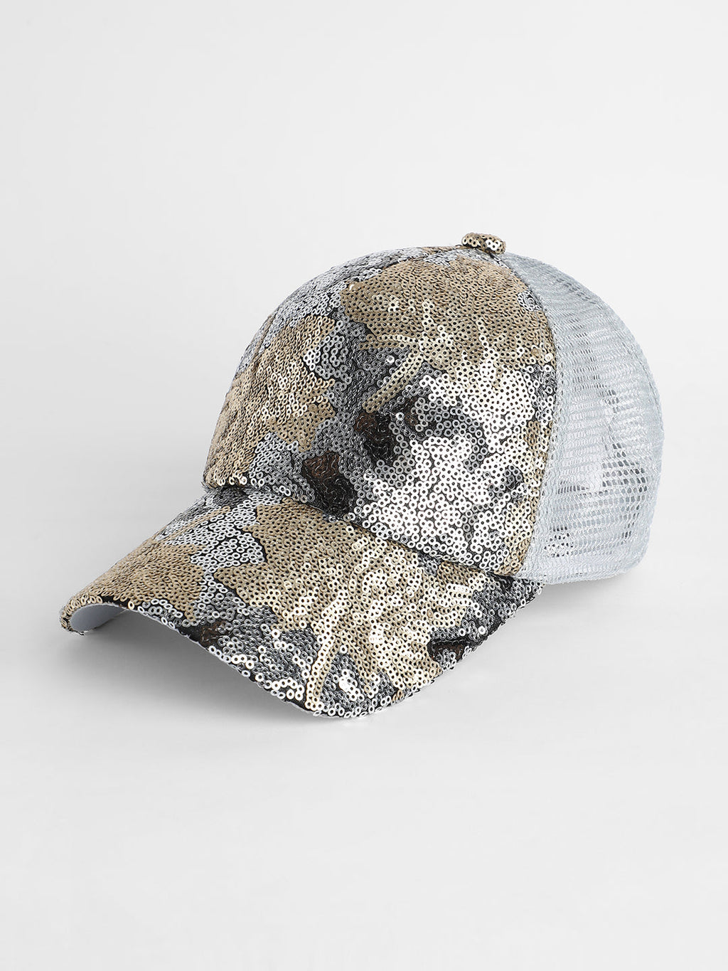 Abstract Sequin Baseball Cap