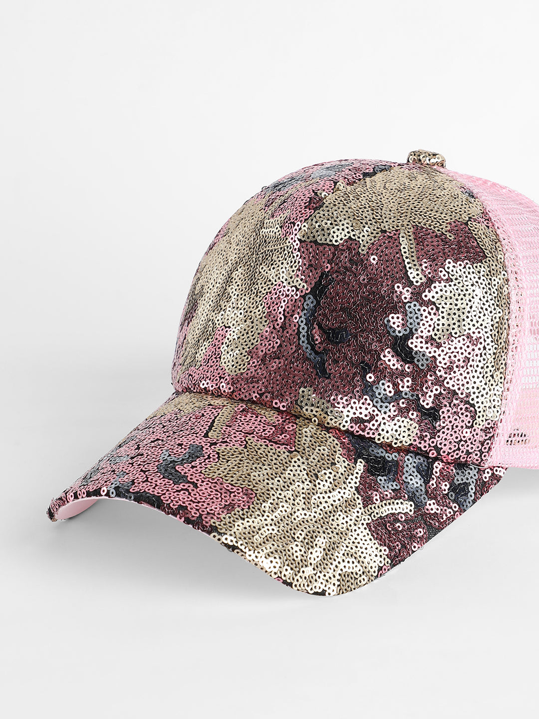 Abstract Sequin Baseball Cap