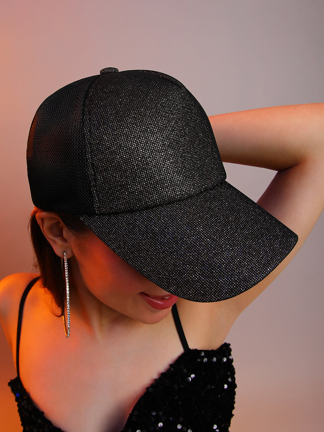 Bling Heart Baseball Cap