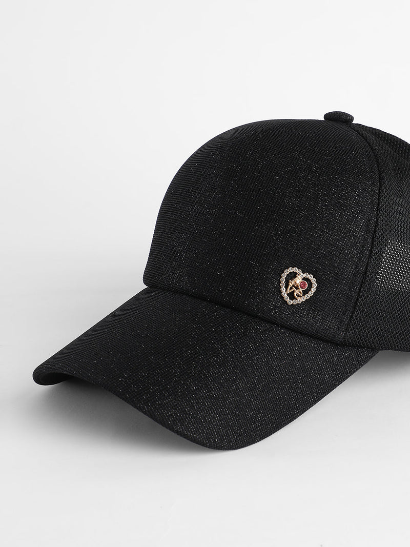 Bling Heart Baseball Cap
