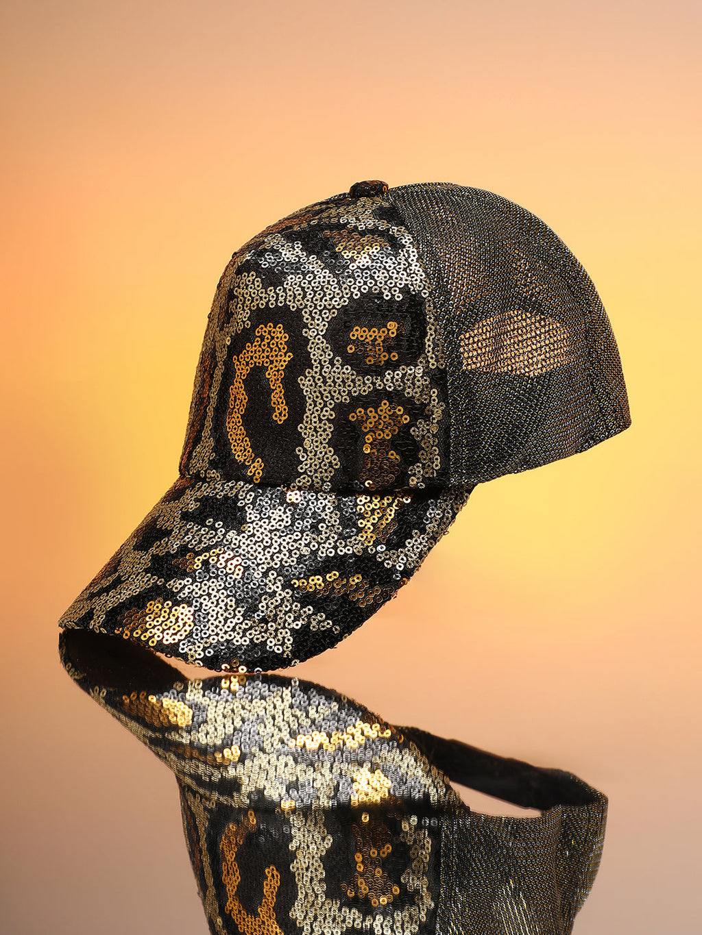 Sequined Animal Baseball Cap