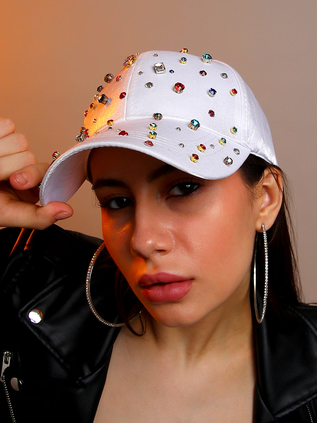 Embellished Drops Baseball Cap