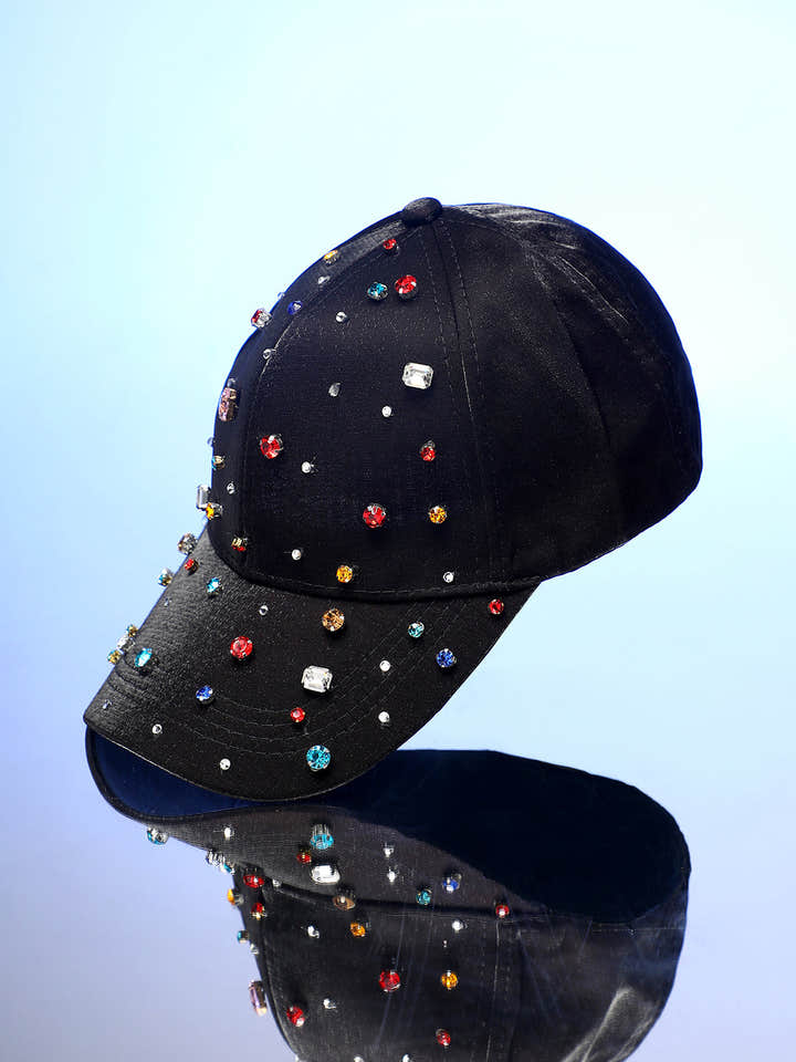 Embellished Drops Baseball Cap