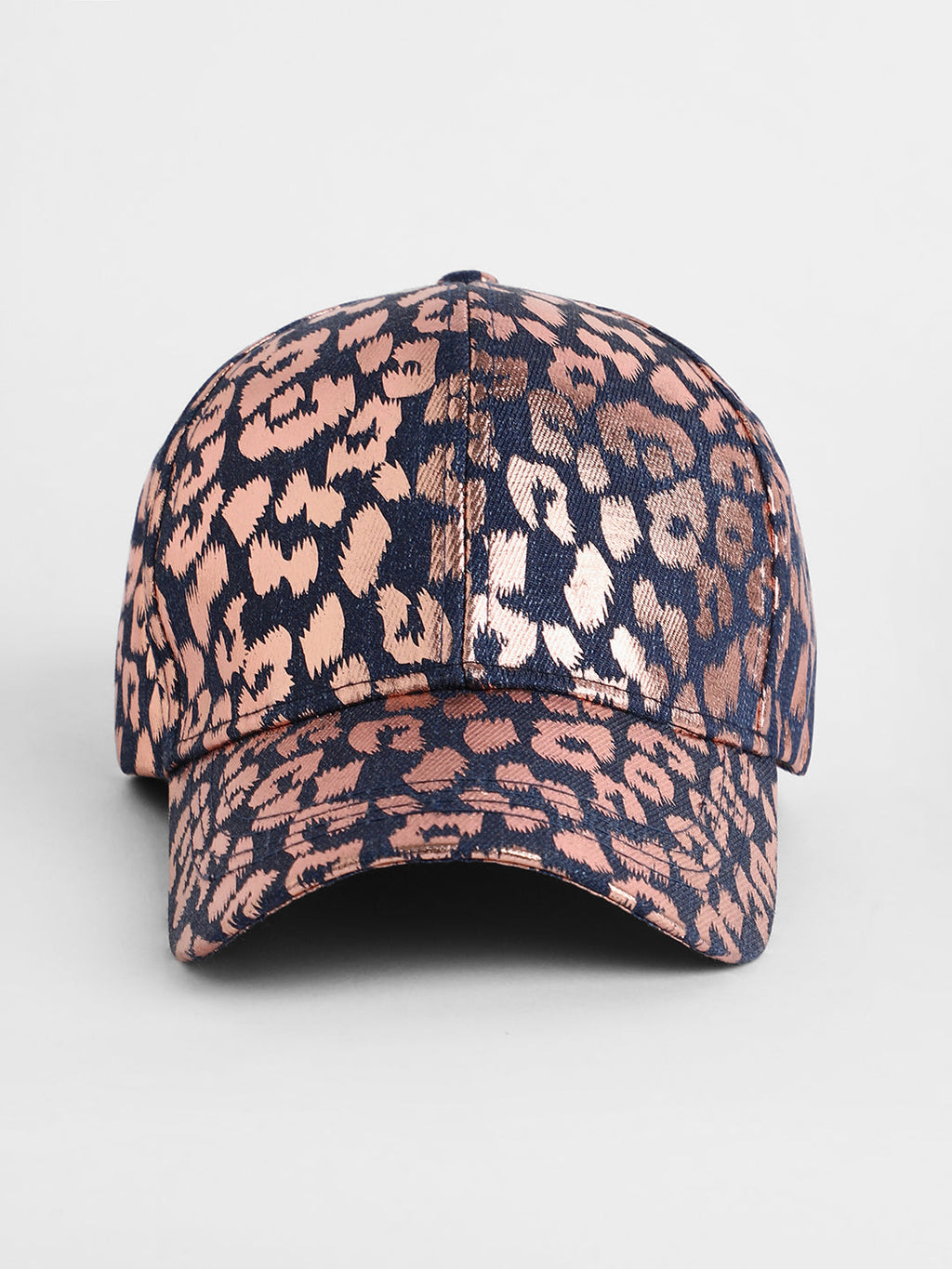 Metallic Leopard Baseball Cap