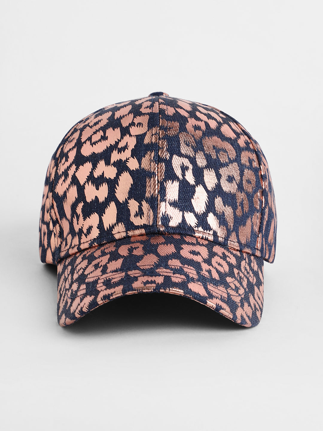 Metallic Leopard Baseball Cap