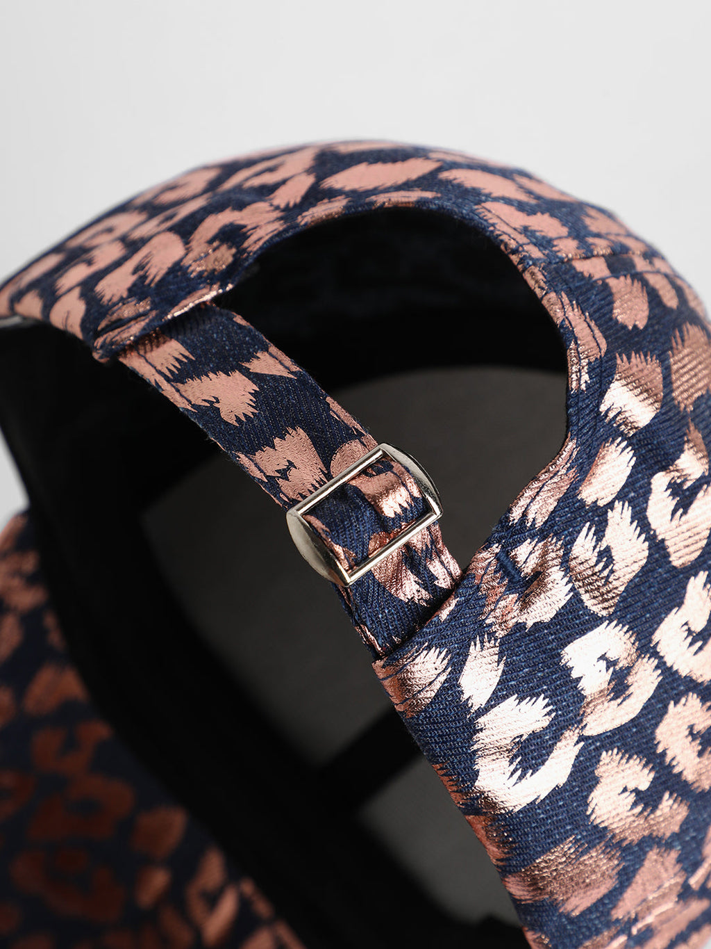 Metallic Leopard Baseball Cap