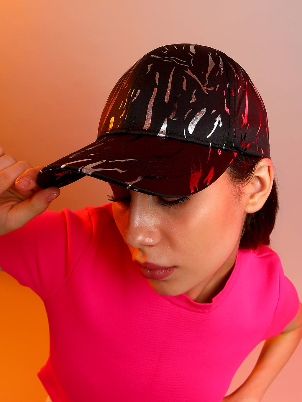 Metallic Strokes Baseball Cap