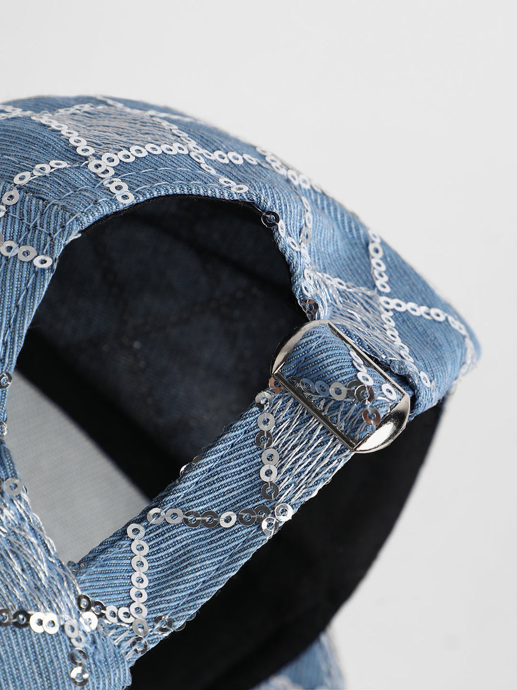 Geometric Sequin Baseball Cap