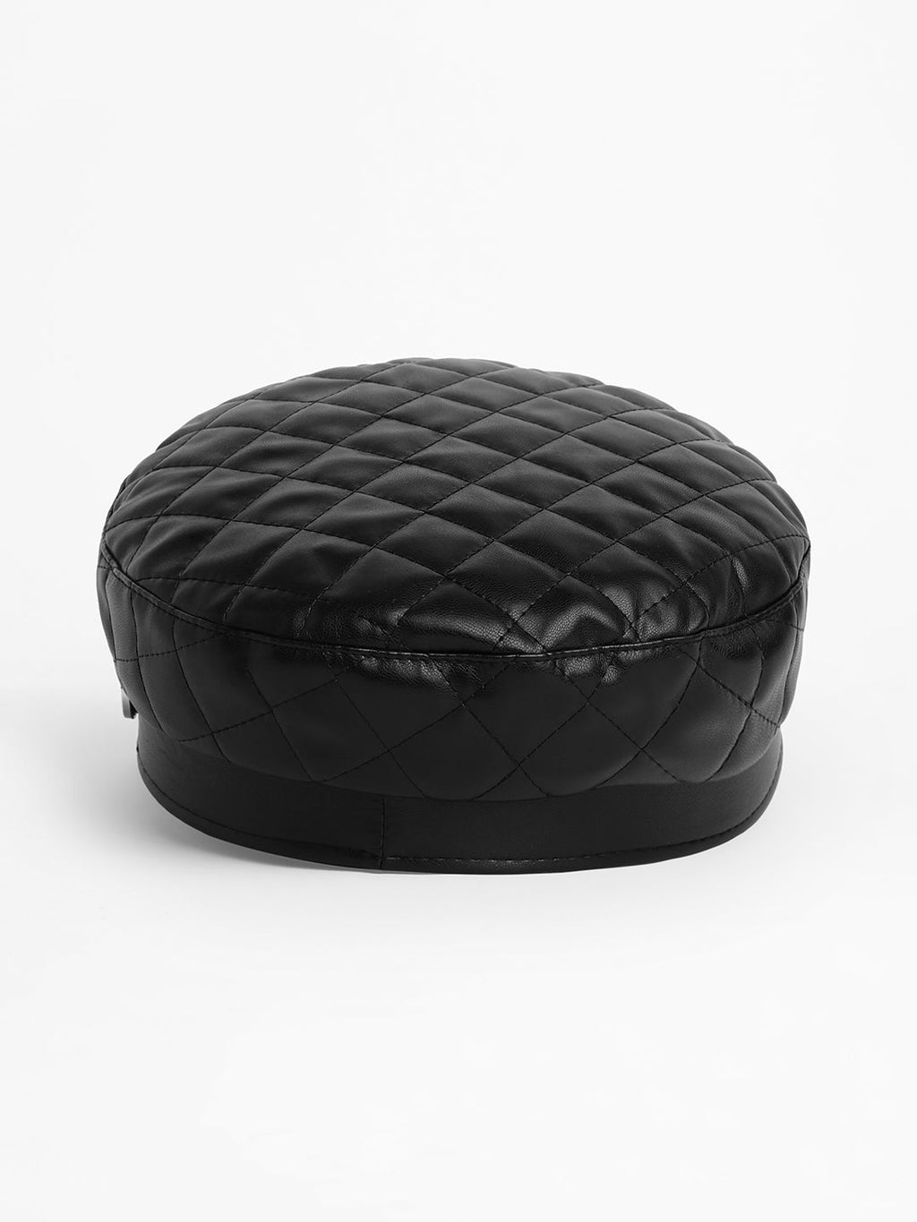 Quilted Breton Cap - Midnight Black