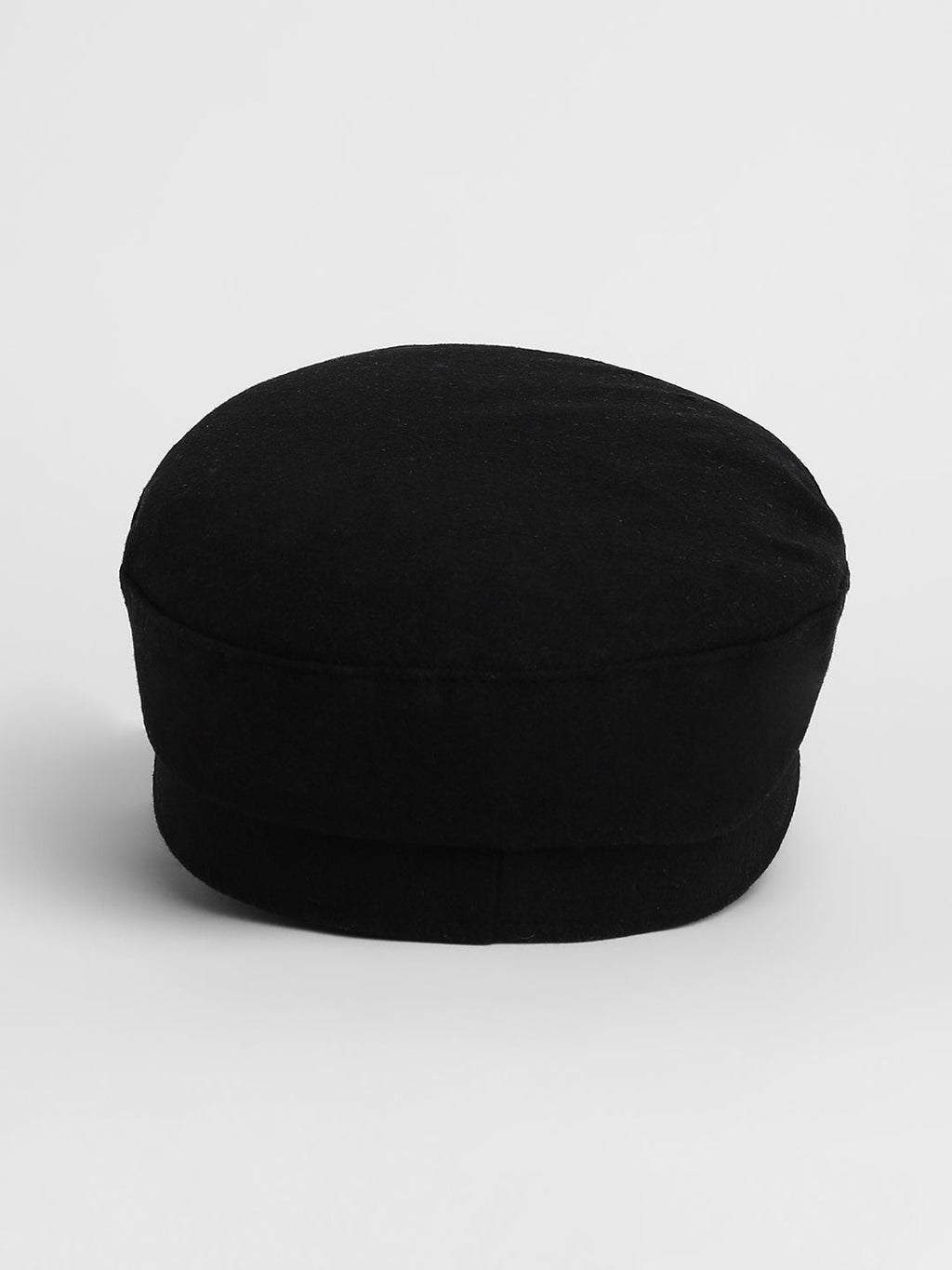 Chain-Lined Breton Cap - Midnight Black