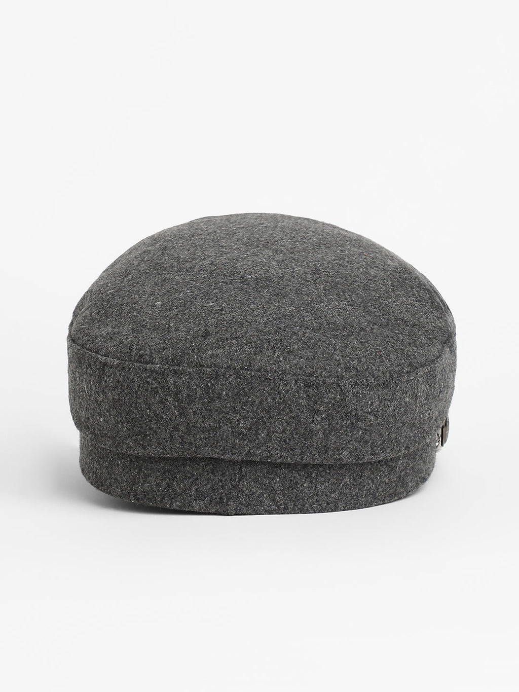Chain-Lined Bakerboy Cap - Charcoal Grey