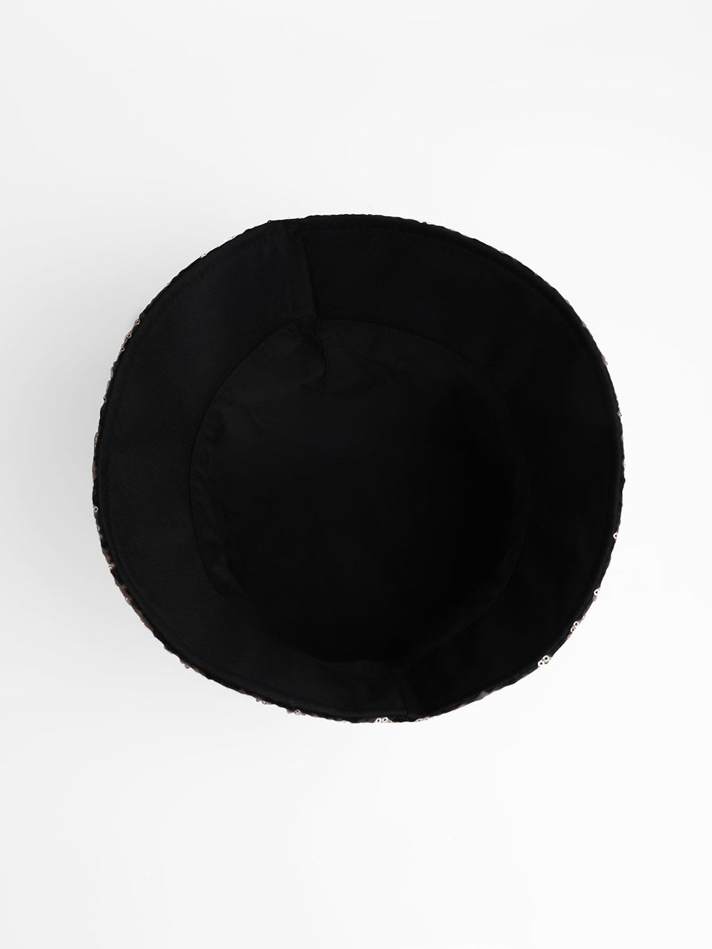 Sequin Leopard Bucket Hat - Antique Gold