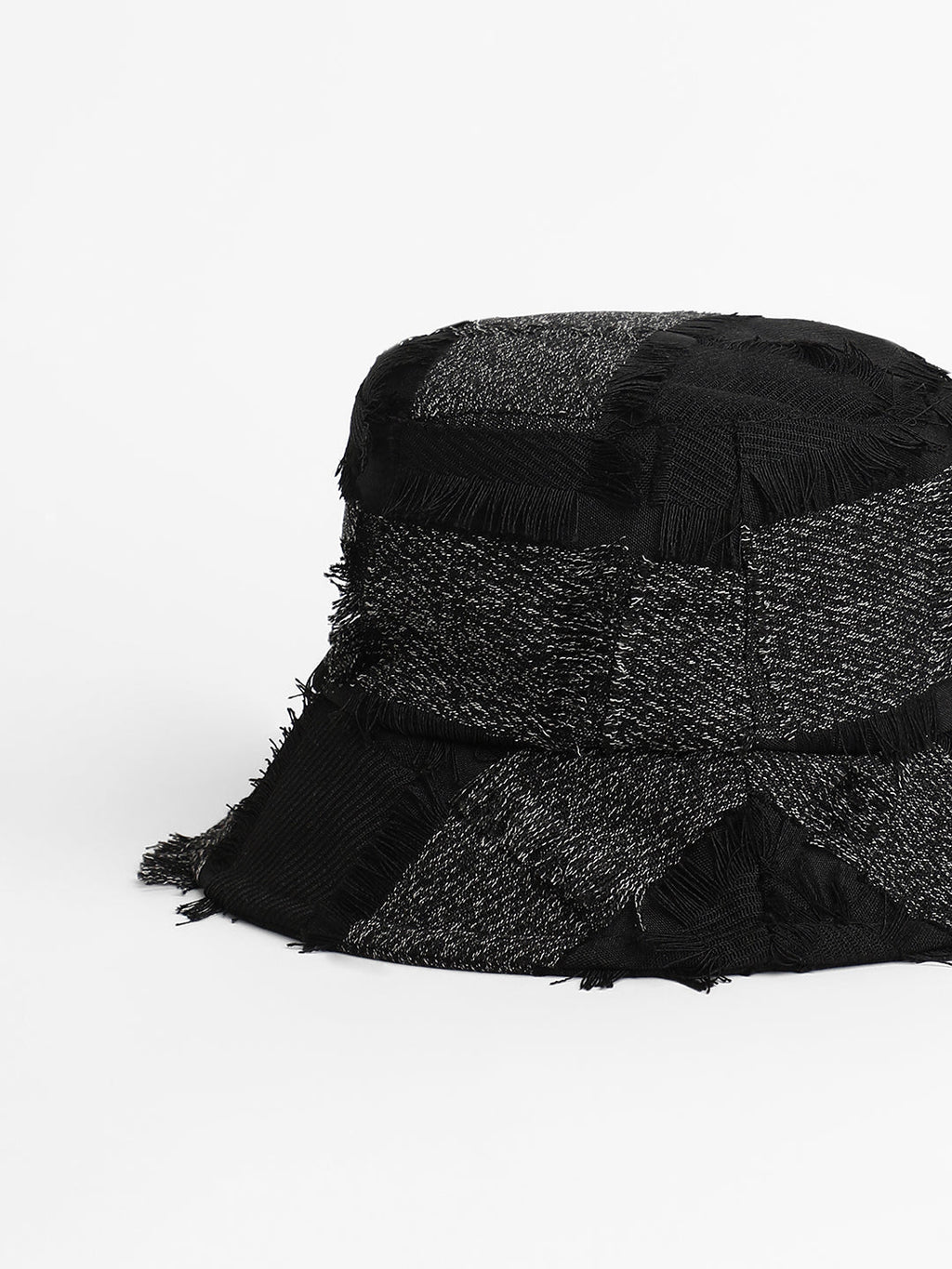 Distressed Bucket Hat - Midnight Black