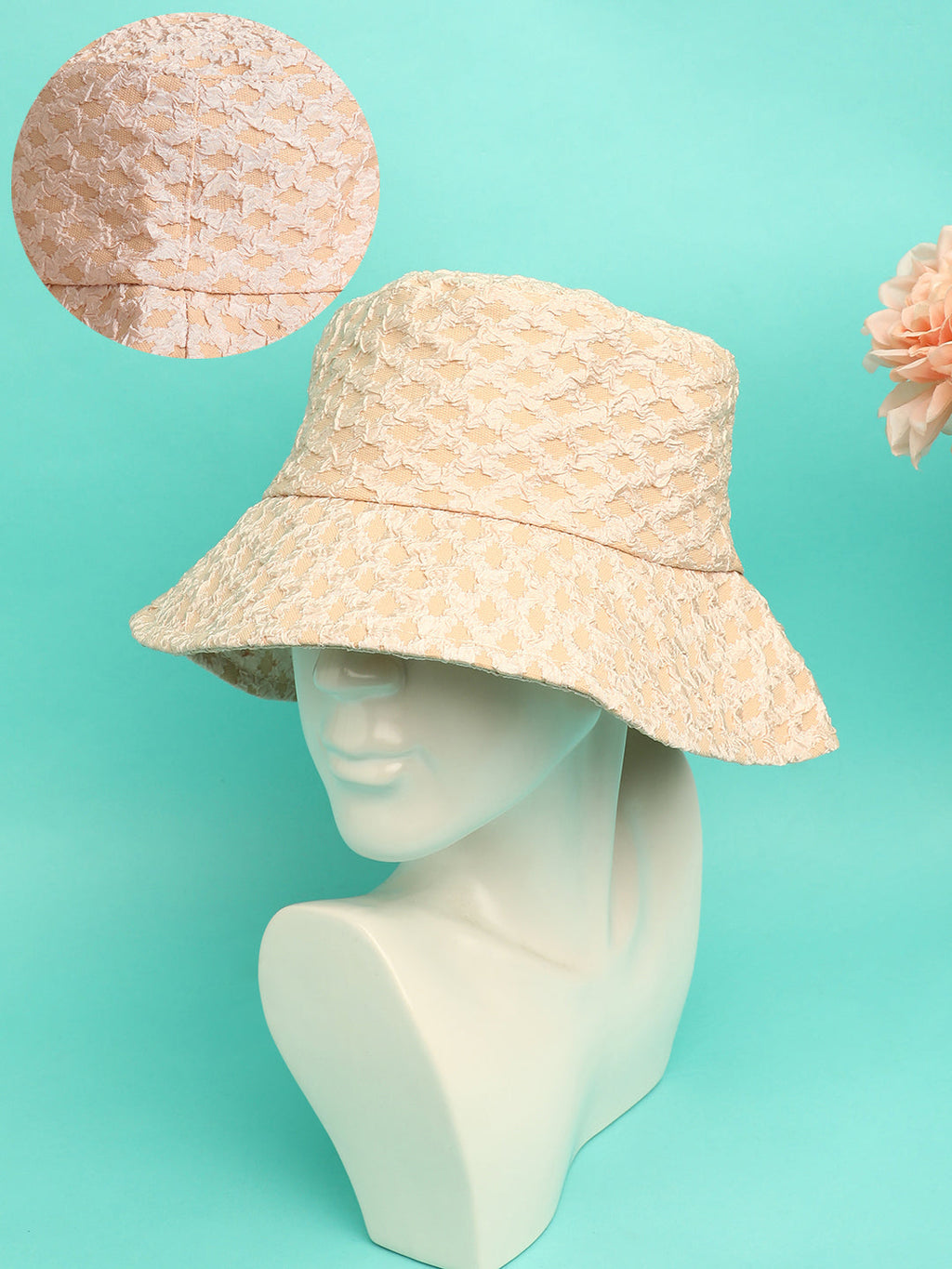 Textured Bucket Hat - Saltbox Beige