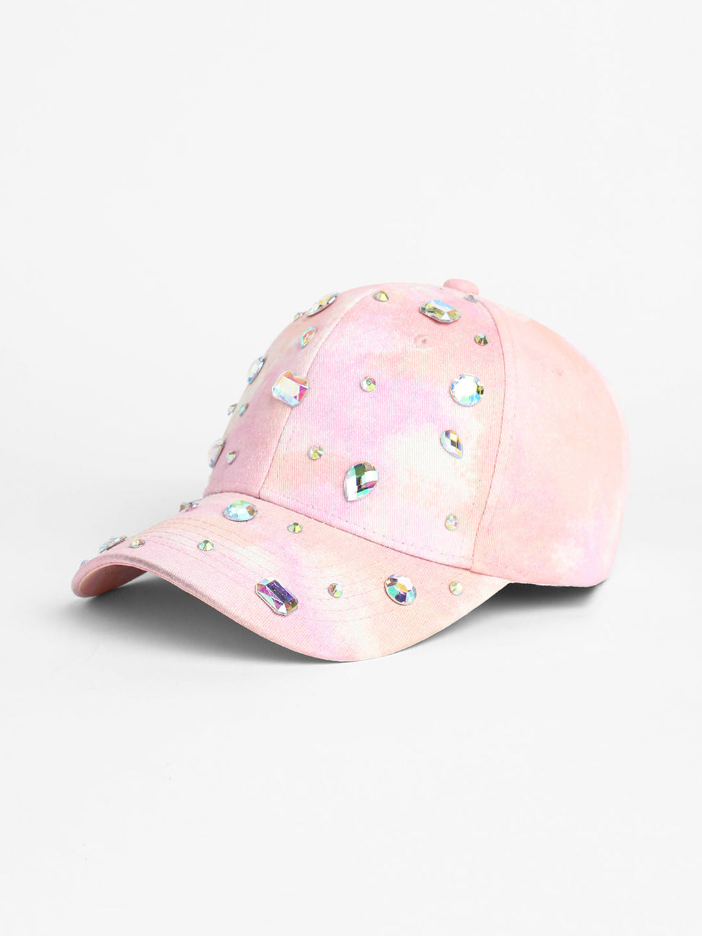Crystal Ombre Basketball Cap - Pastel Pink