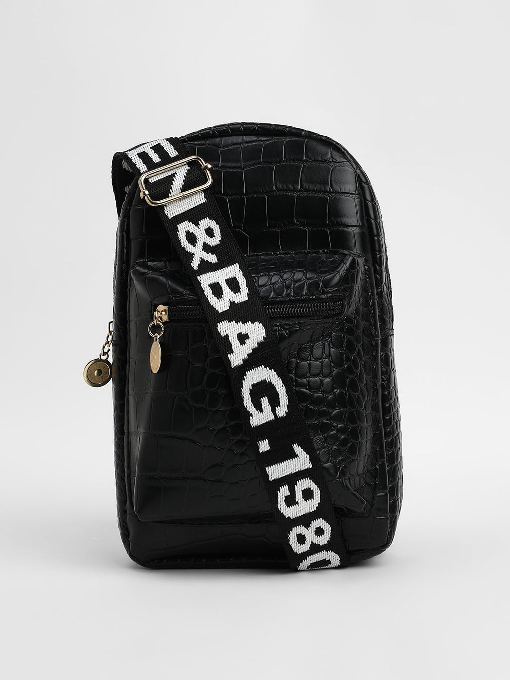 The Commute Crossbody Sling Bag - Obsidian Black