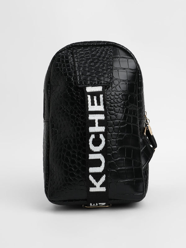 The Commute Crossbody Sling Bag - Obsidian Black
