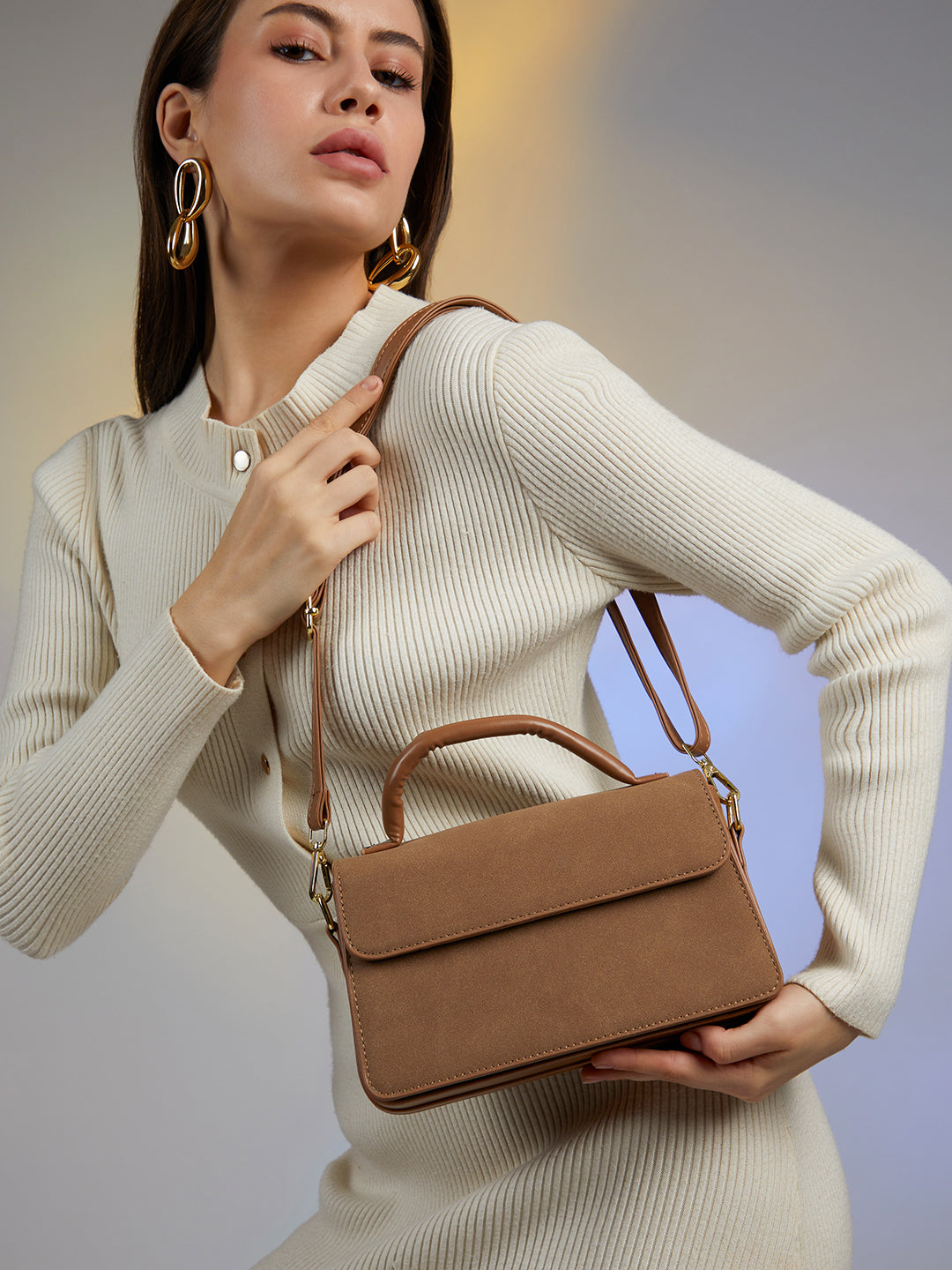 The Core Suede Sling Bag