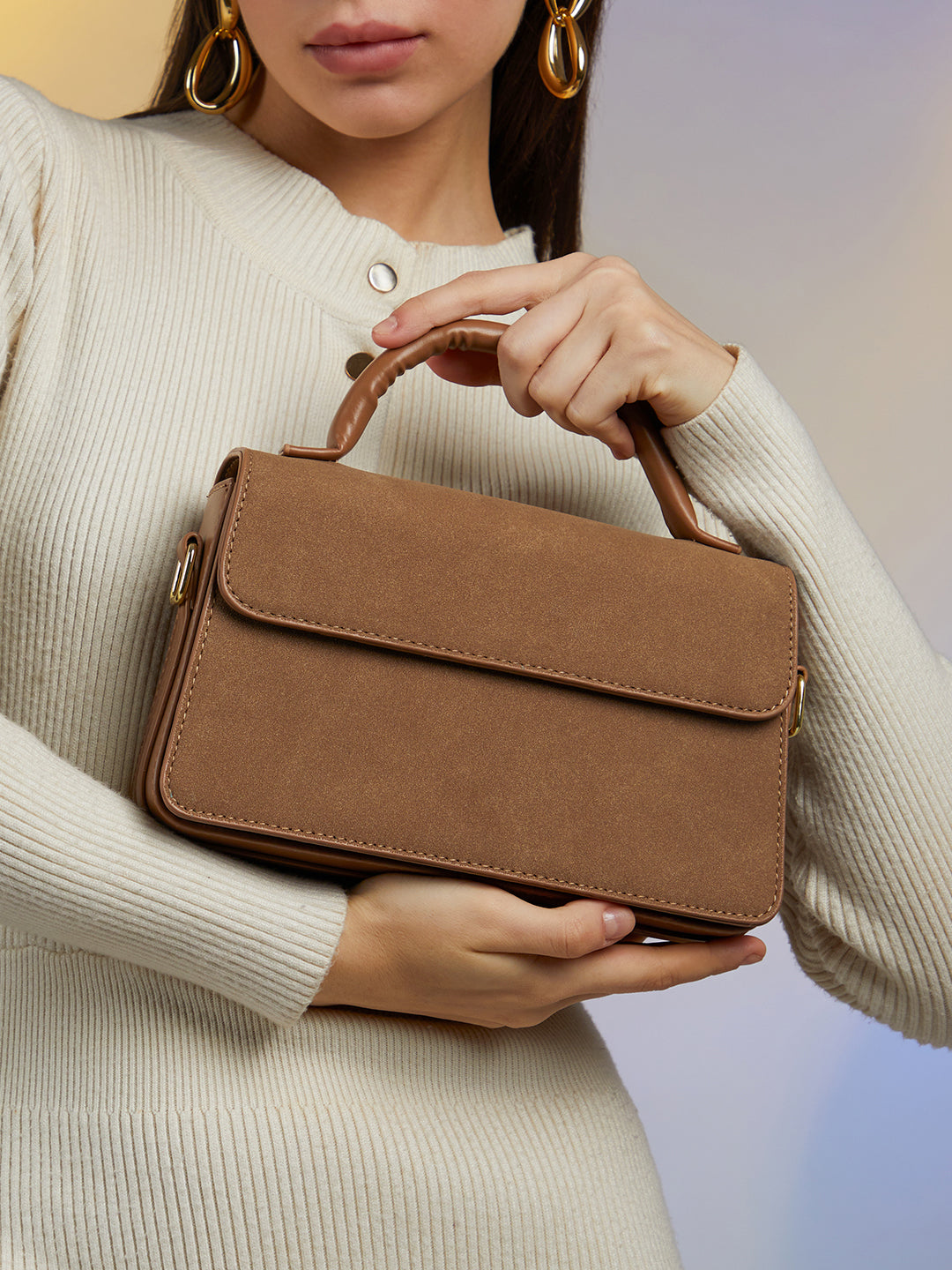 The Core Suede Sling Bag