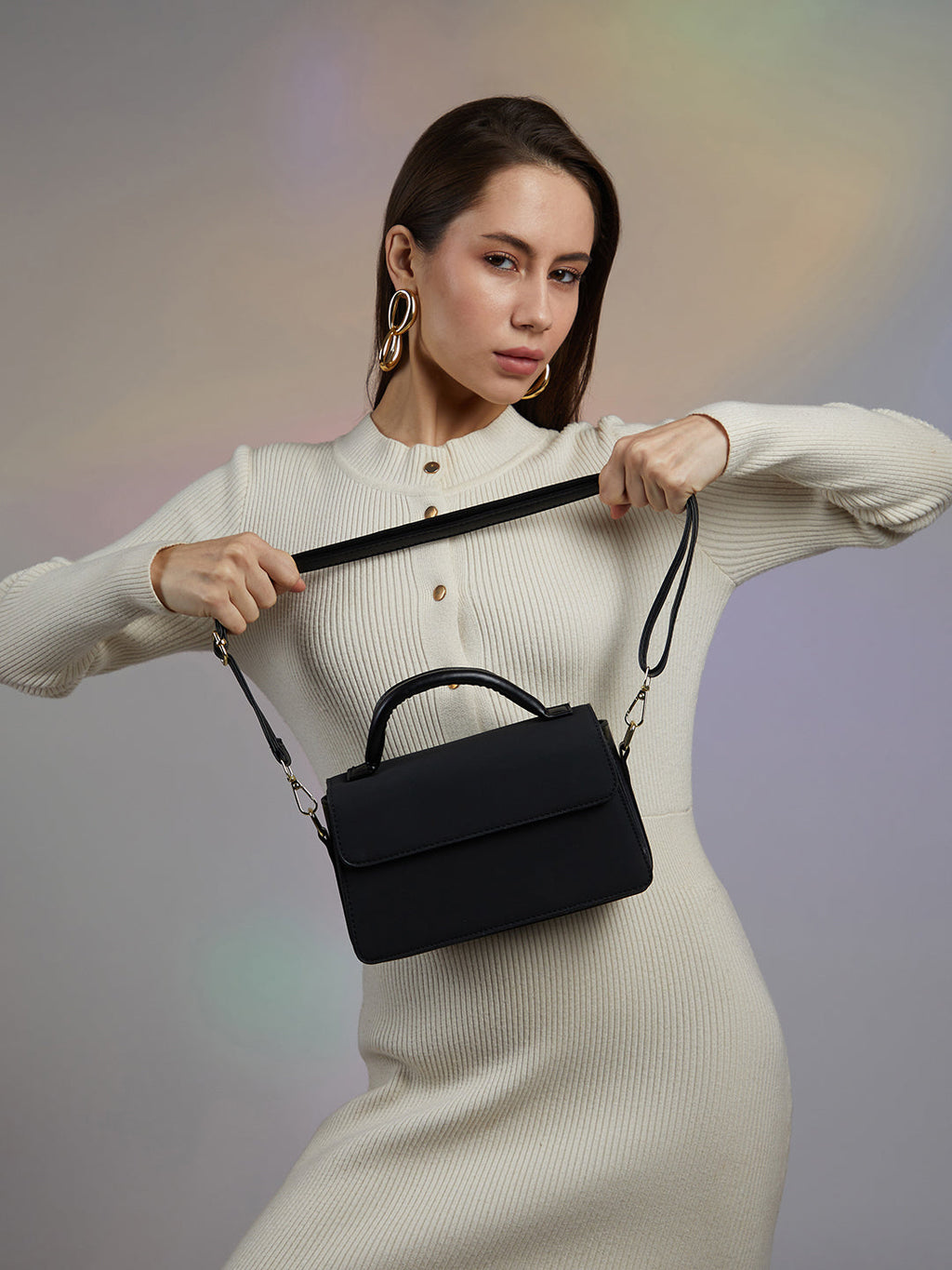 The Core Suede Sling Bag