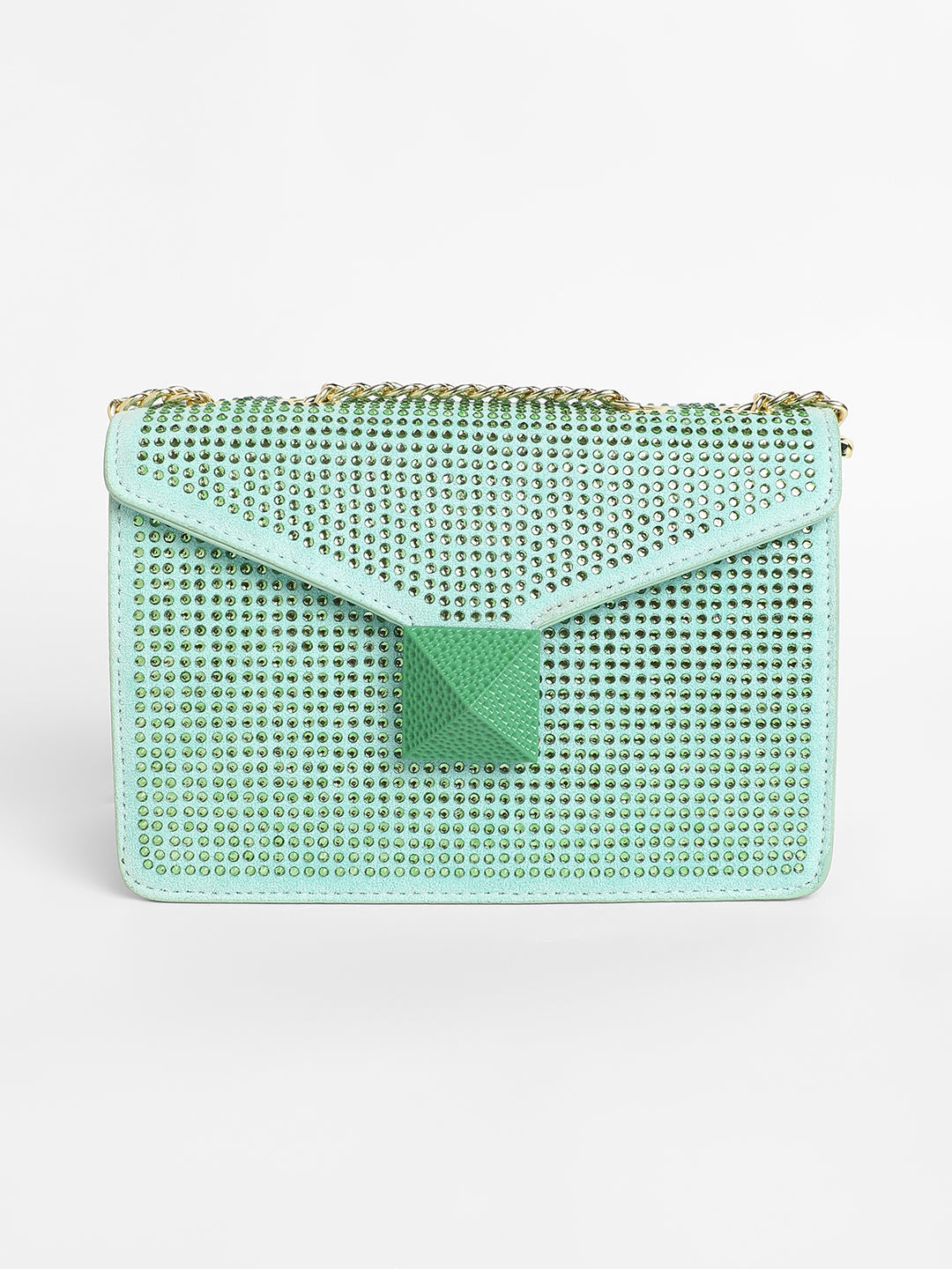 The Stud Sling Bag - Mint Green