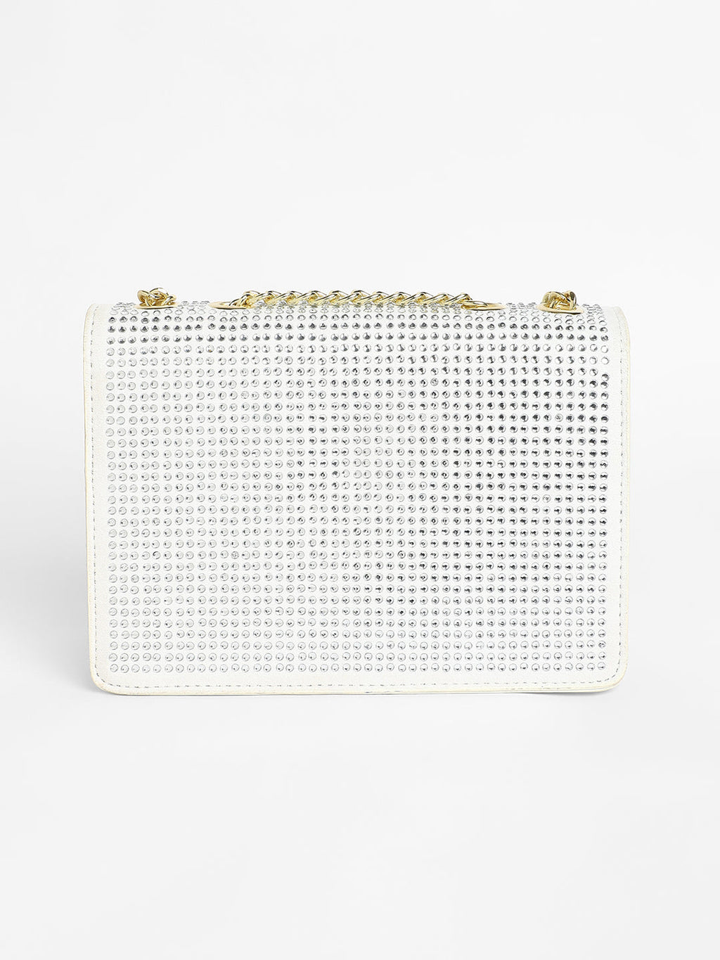 The Stud Sling Bag - Ivory White