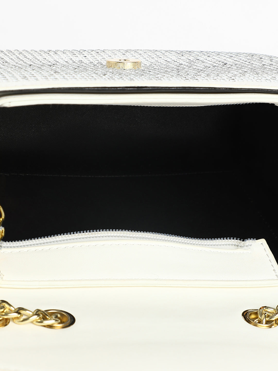 The Stud Sling Bag - Ivory White
