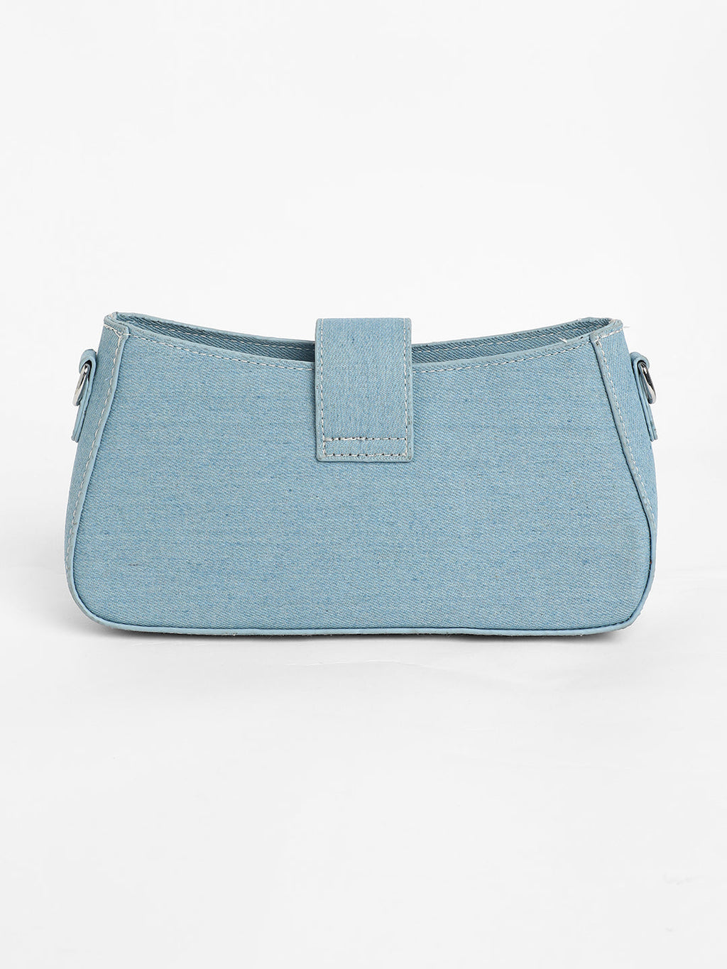 The Denim Shoulder Bag - Light Blue