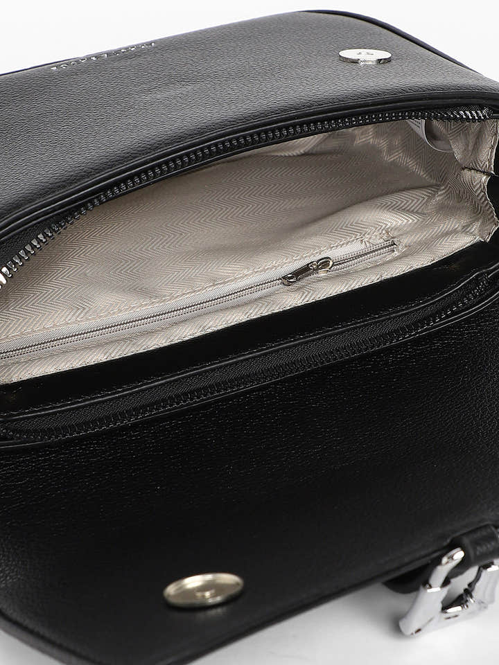 The Hanging Buckle Sling Bag - Midnight Black