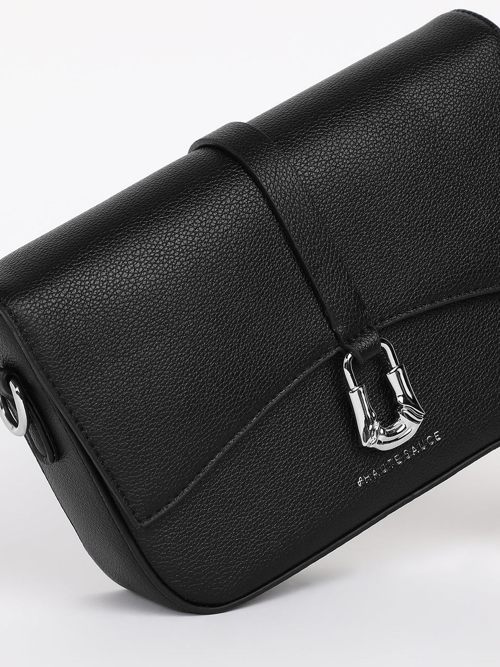 The Hanging Buckle Sling Bag - Midnight Black