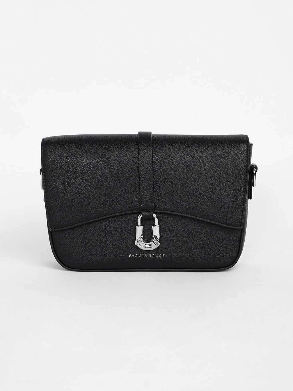The Hanging Buckle Sling Bag - Midnight Black