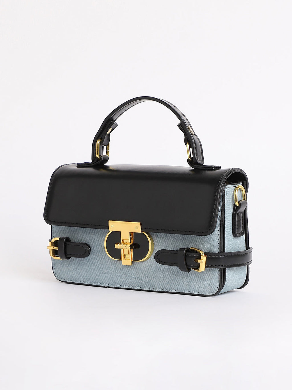 The Riviera Hand Bag - Baby Blue