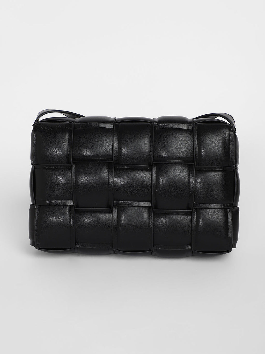 The Puffy Interwine Sling Bag - Midnight Black