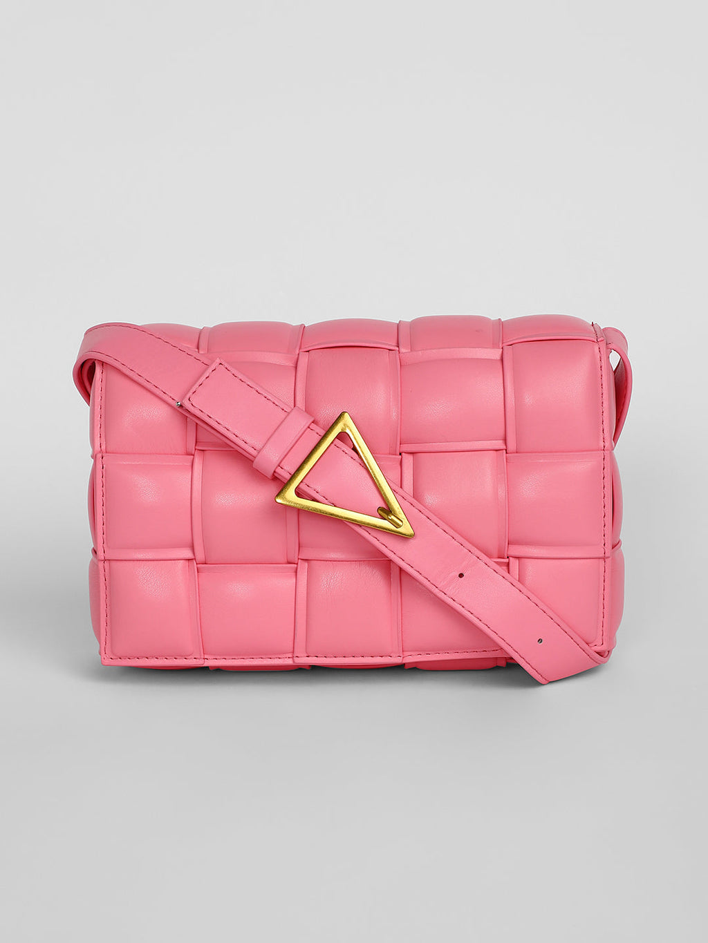 The Puffy Interwine Sling Bag - Rouge Pink