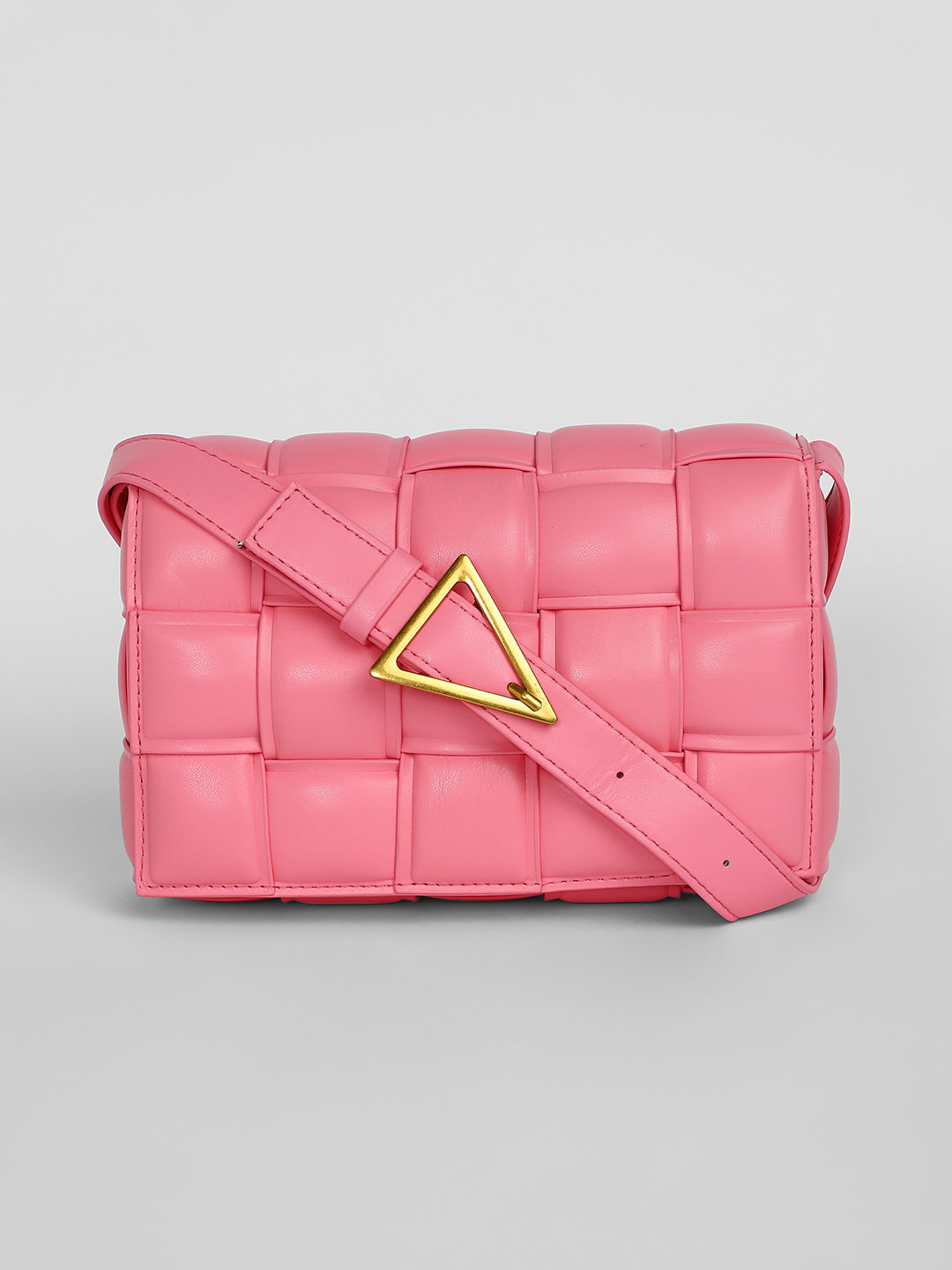 The Puffy Interwine Sling Bag - Rouge Pink
