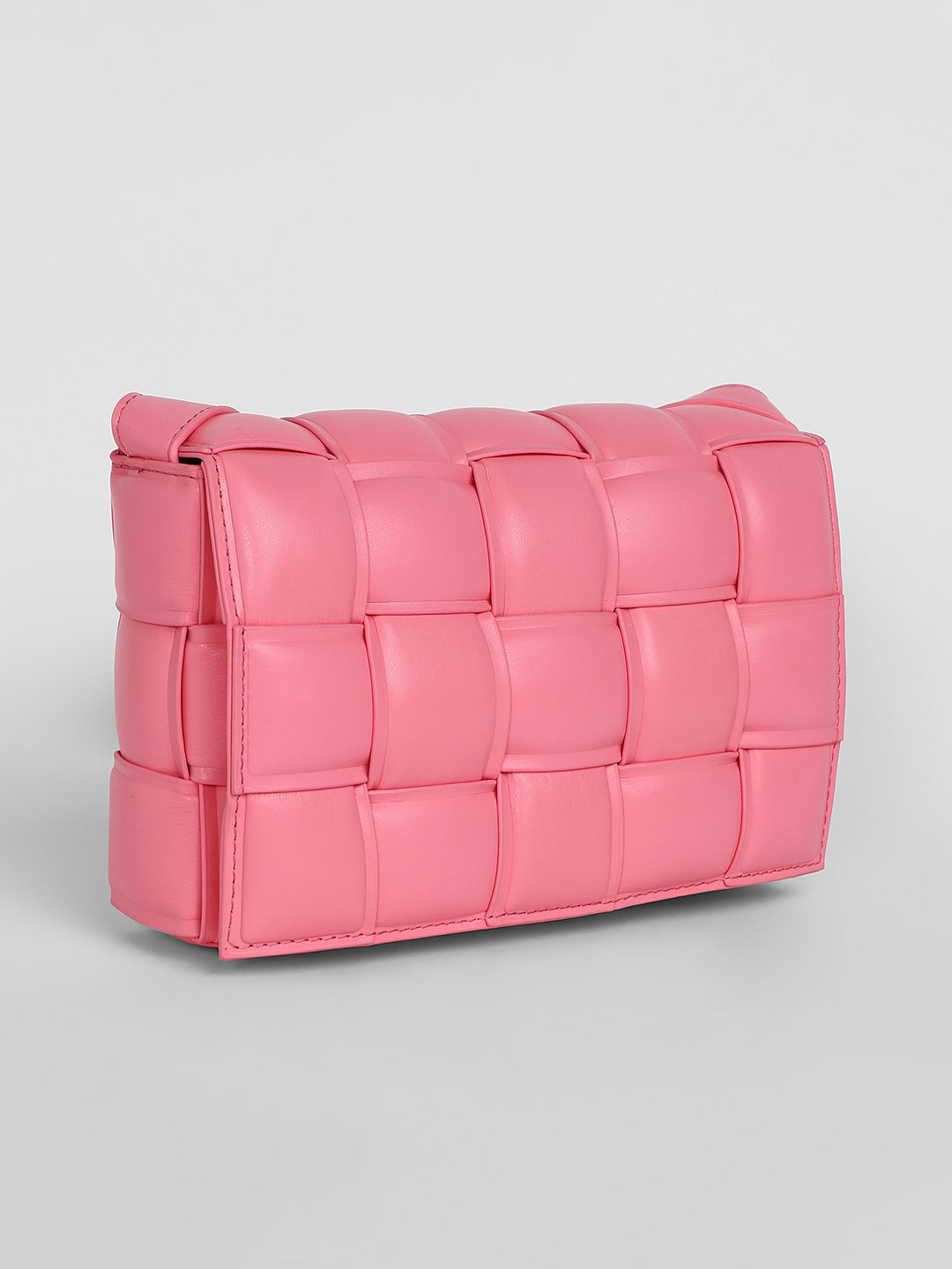 The Puffy Interwine Sling Bag - Rouge Pink