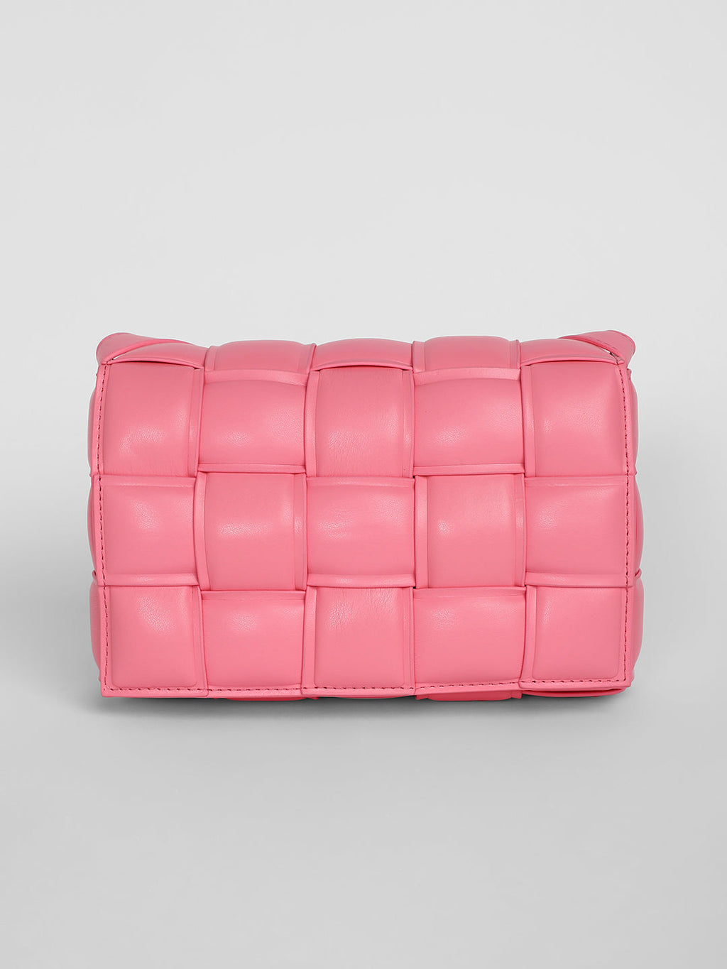 The Puffy Interwine Sling Bag - Rouge Pink