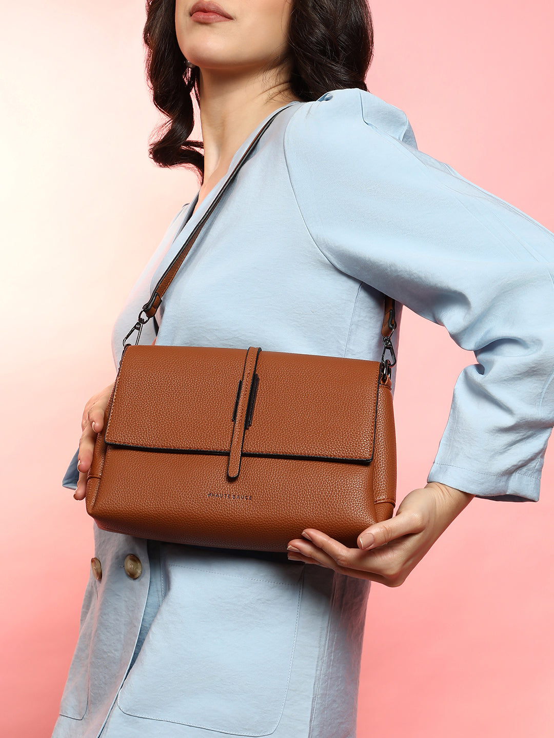 The Dash Shoulder Bag - Terracotta Brown