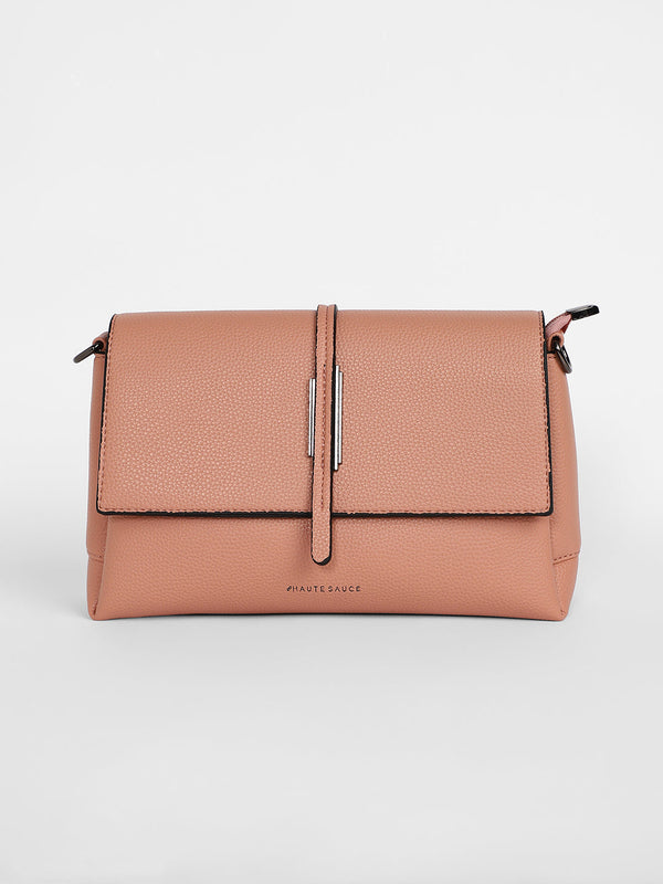 The Dash Shoulder Bag - Nude Pink