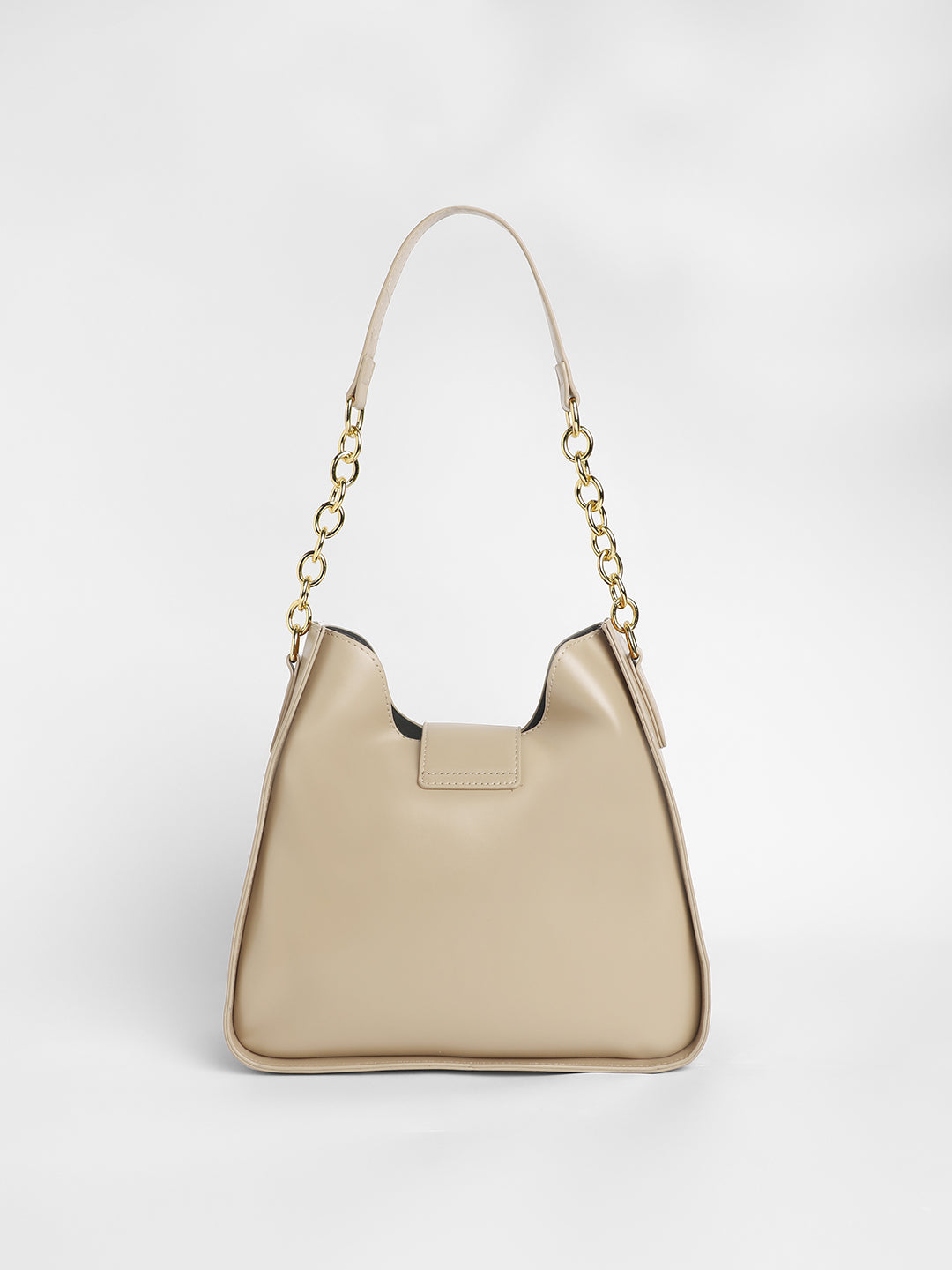 The Monogram Shoulder Bag With Pouch - Ivory White