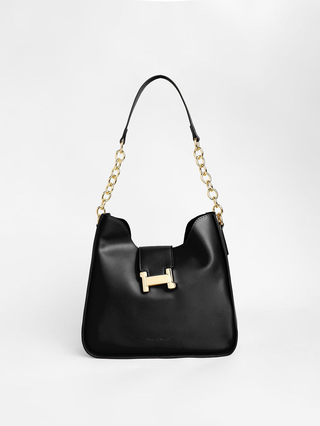 The Monogram Shoulder Bag With Pouch - Midnight Black