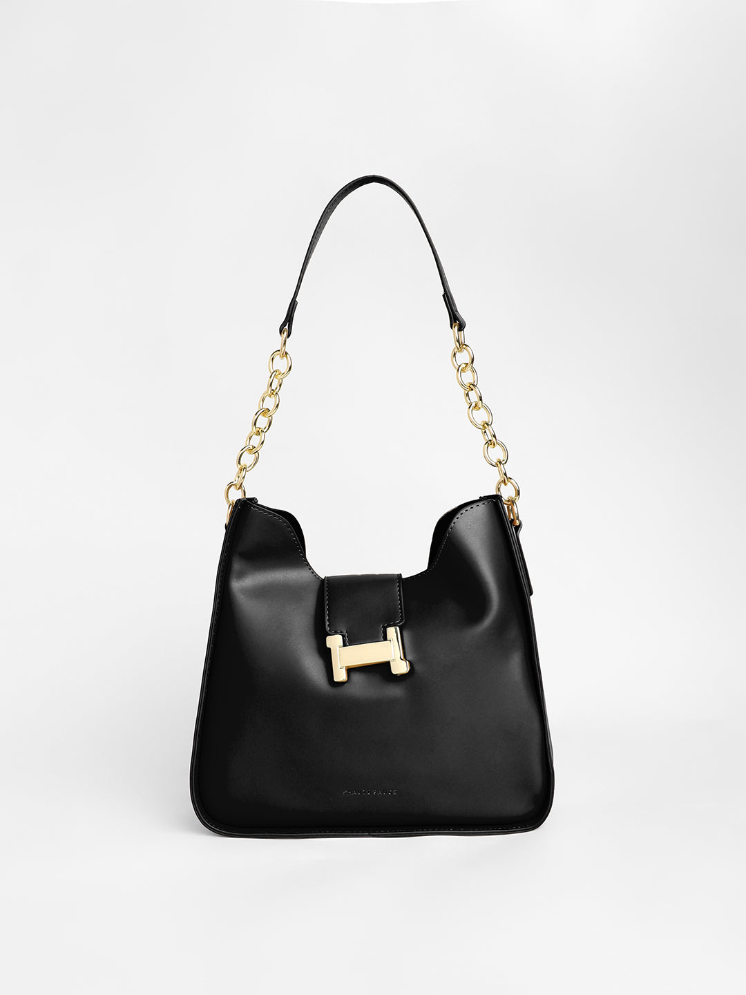 The Monogram Shoulder Bag With Pouch - Midnight Black