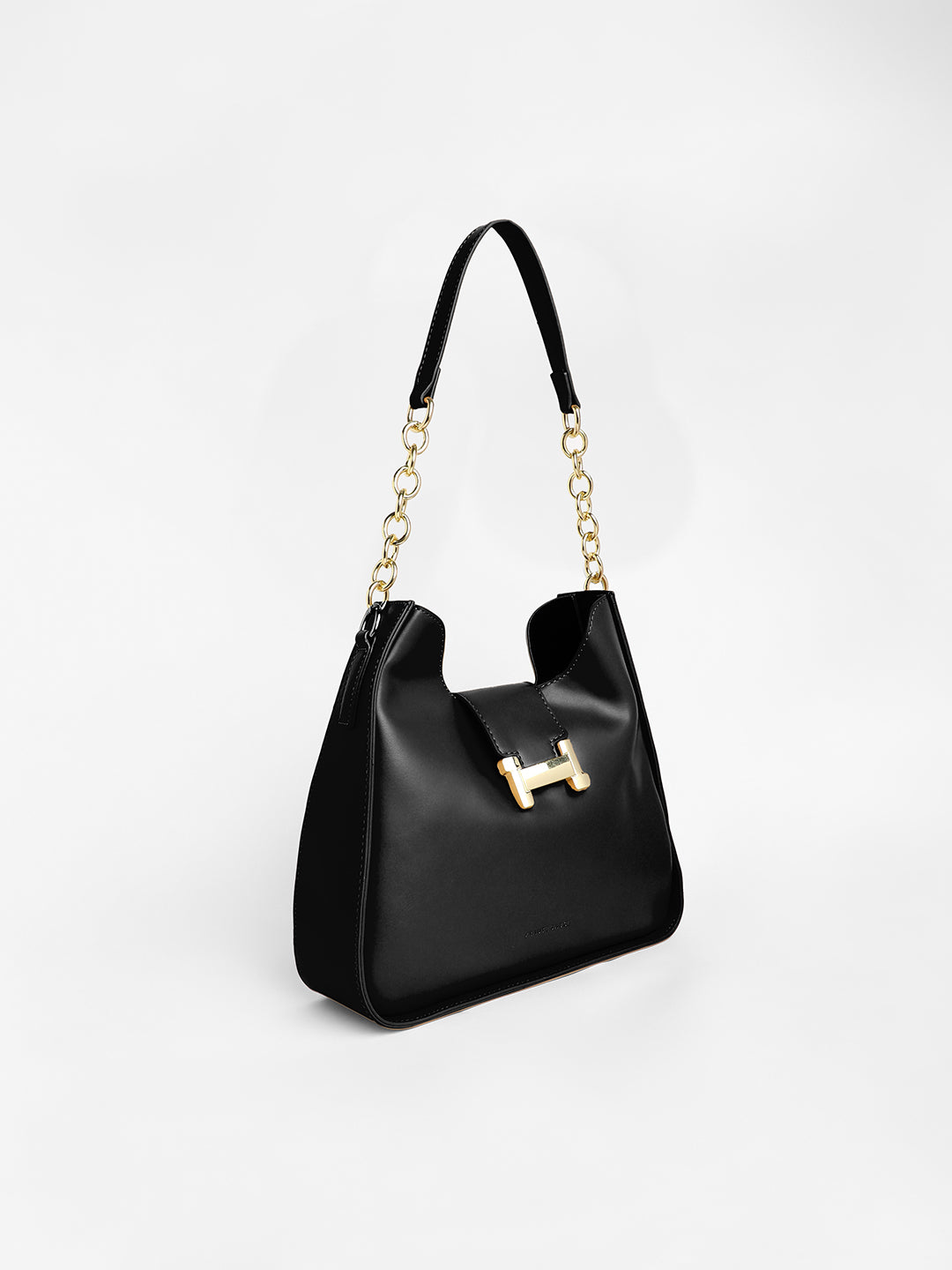 The Monogram Shoulder Bag With Pouch - Midnight Black