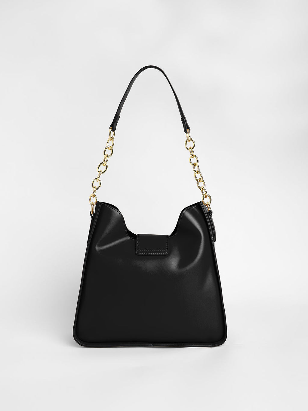 The Monogram Shoulder Bag With Pouch - Midnight Black