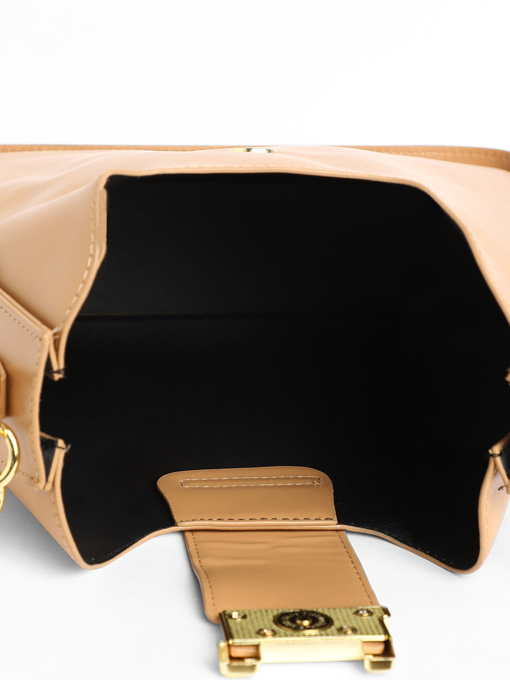 The Monogram Shoulder Bag - Camel Brown