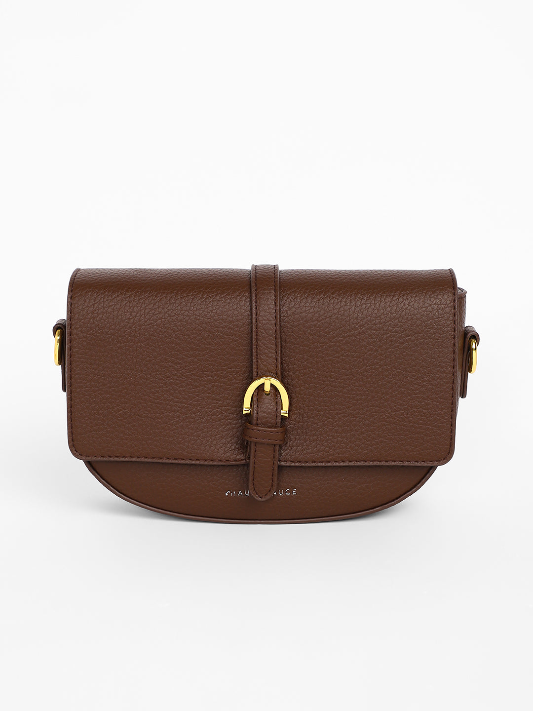 【PORTERNA】Grain Buckle Shoulder Bag Shoulder bag with buckle - Women | MANGO Montenegro