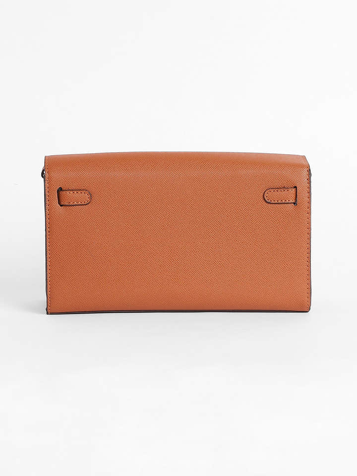 The Overlap Sling Bag - Terracotta Brown